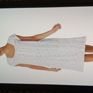 Miss Elaine Light Green Floral Night Gown Menamilist Comfy Womens XL